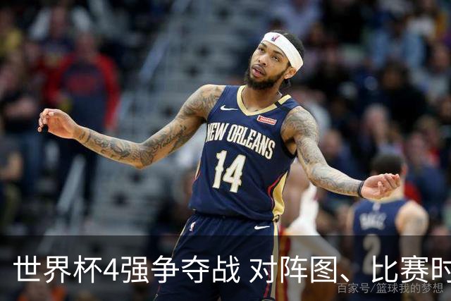 世界杯4强争夺战 对阵图、比赛时间、看点一览